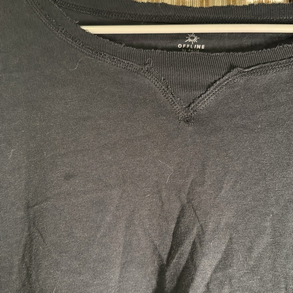 Faded Charcoal Cropped Tee - Picture 2 of 3